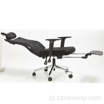 Cadeira ergonômica para jogos Hbada com apoio para os pés